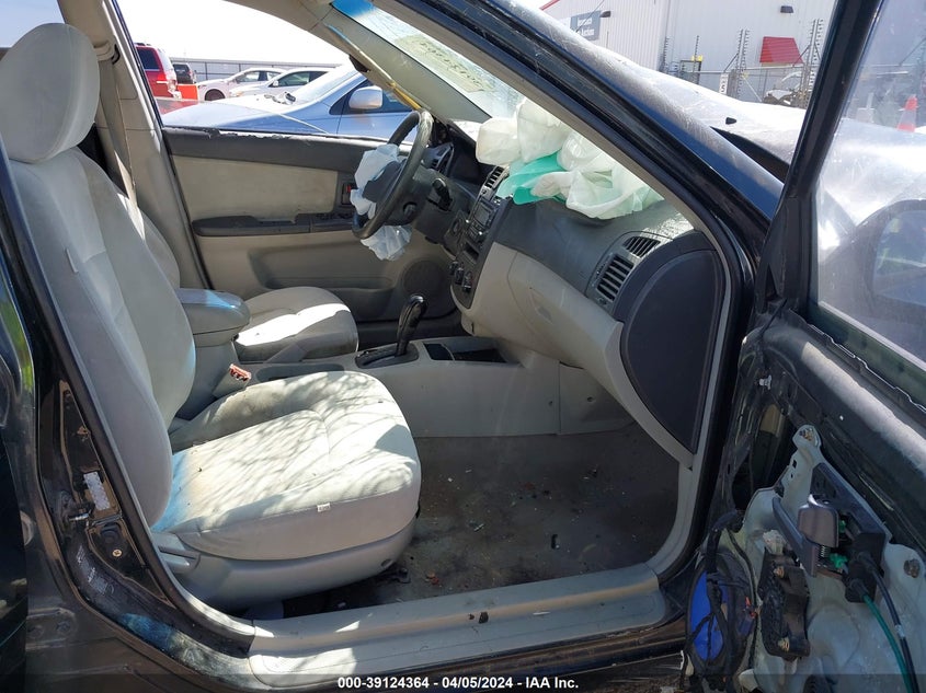 2005 Kia Spectra Ex/Lx/Sx VIN: KNAFE12195513346 Lot: 39124364