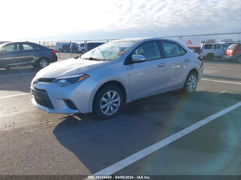 2016 TOYOTA COROLLA LE - 2T1BURHE5GC742251