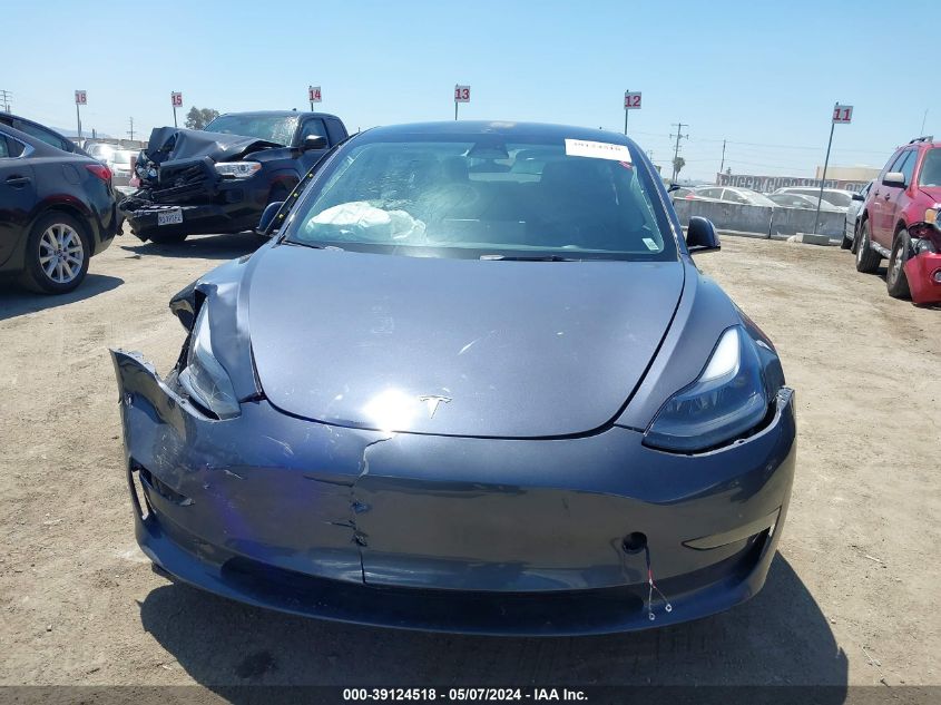 2023 Tesla Model 3 Long Range Dual Motor All-Wheel Drive VIN: 5YJ3E1EB9PF387867 Lot: 39124518