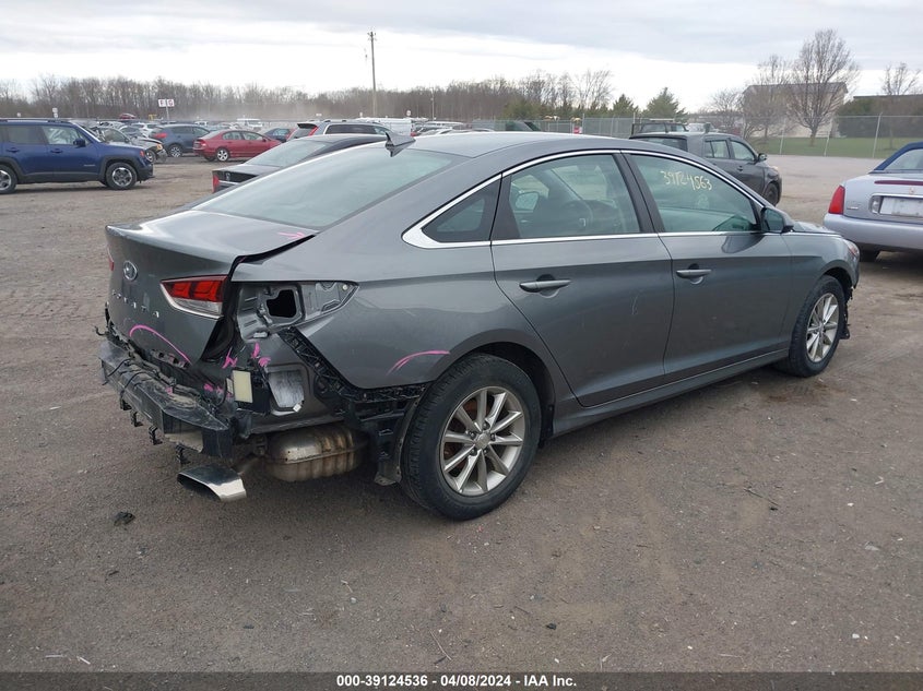VIN 5NPE24AF0JH709154 2018 HYUNDAI SONATA SE