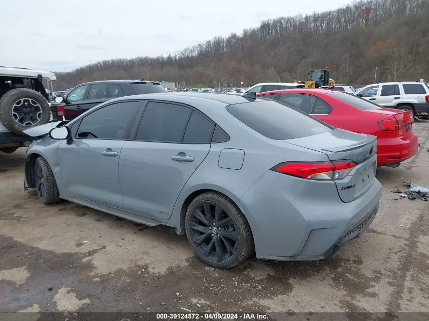 2021 Toyota Corolla Se Apex Edition VIN: 5YFM4MCE9MP081001 Lot: 39124572