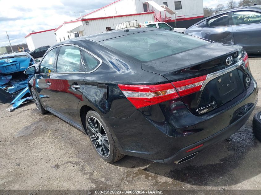 2015 Toyota Avalon Xle Touring Se VIN: 4T1BK1EB5FU151156 Lot: 39125023