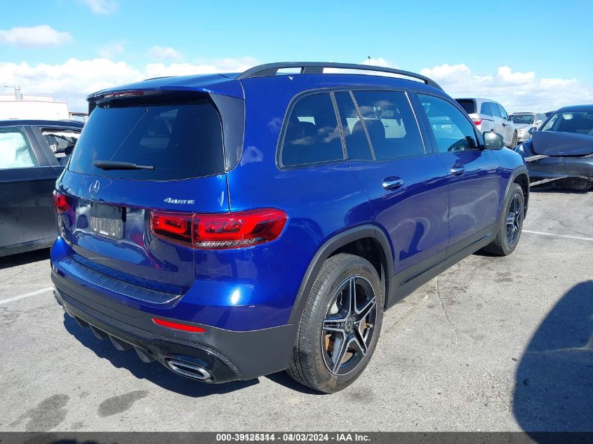 2020 Mercedes-Benz Glb 250 4Matic VIN: W1N4M4HB0LW037823 Lot: 39125314