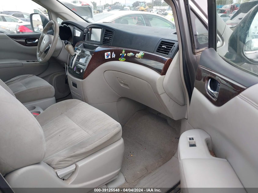 2011 Nissan Quest S VIN: JN8AE2KP5B9008092 Lot: 39125548