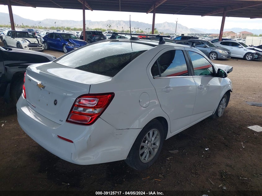 2017 CHEVROLET SONIC LT AUTO - 1G1JD5SB8H4104611