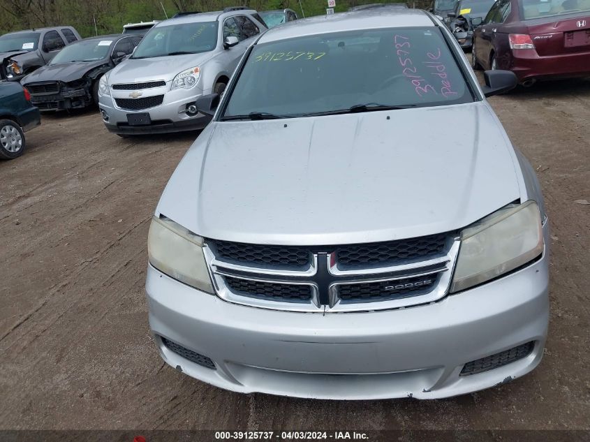 1C3CDZAB9CN141716 | 2012 DODGE AVENGER