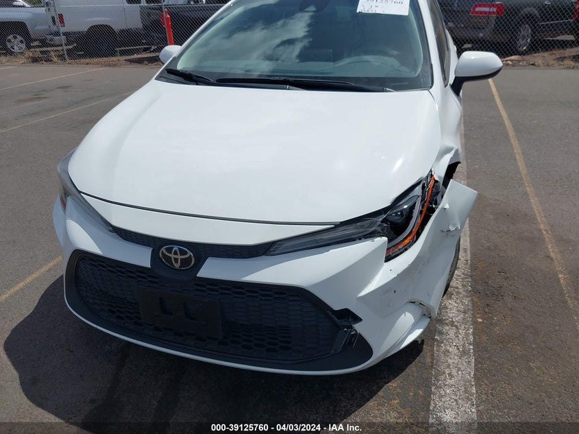 VIN JTDEPRAE6LJ101672 2020 TOYOTA COROLLA LE