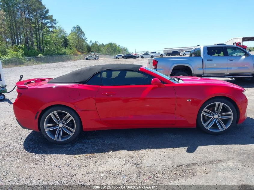 2017 Chevrolet Camaro 1Lt VIN: 1G1FB3DS8H0153716 Lot: 39125765