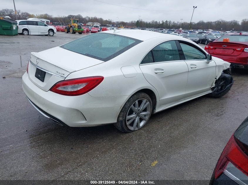 2017 Mercedes-Benz Cls 550 4Matic VIN: WDDLJ9BB0HA200966 Lot: 39125849