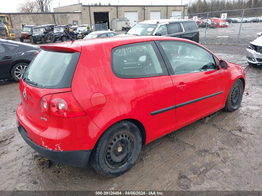 WVWBB71K58W288344 | 2008 VOLKSWAGEN RABBIT