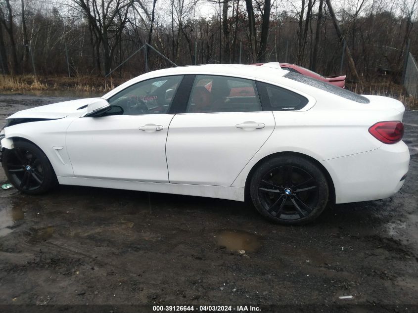 2019 BMW 440I Gran Coupe VIN: WBA4J5C52KBM66309 Lot: 39126644