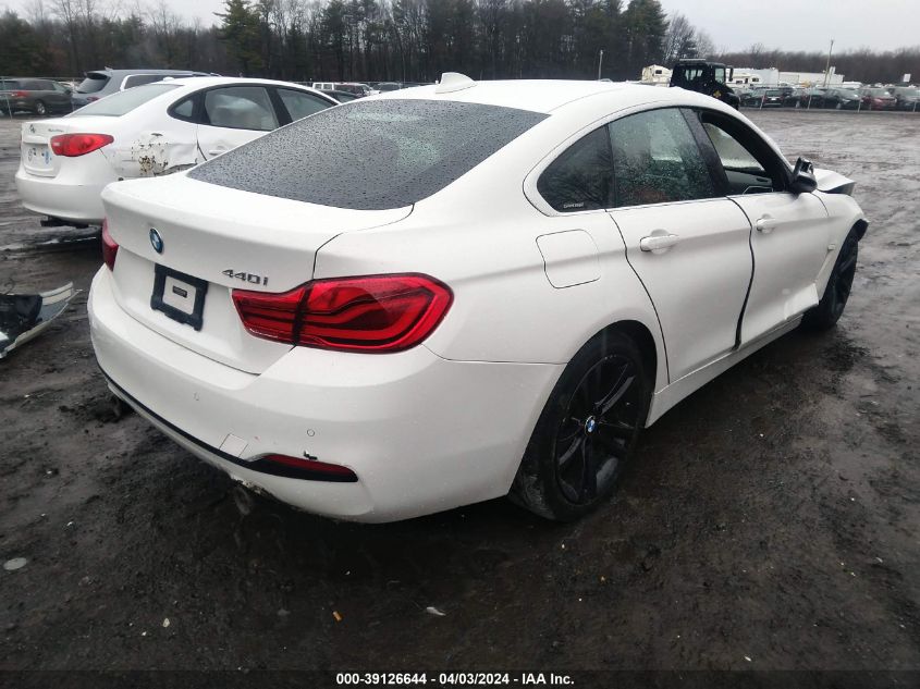 2019 BMW 440I Gran Coupe VIN: WBA4J5C52KBM66309 Lot: 39126644