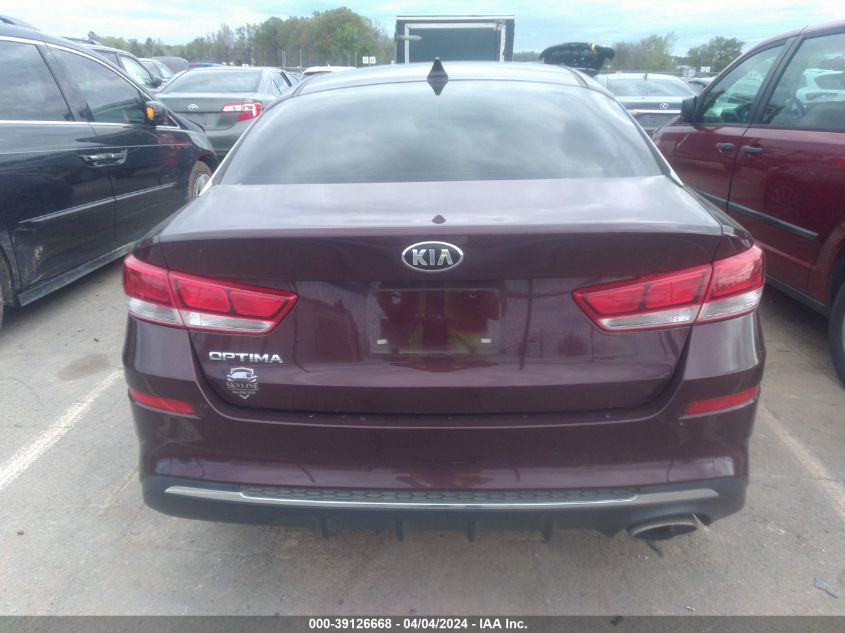 2019 Kia Optima Lx VIN: 5XXGT4L33KG353224 Lot: 39126668