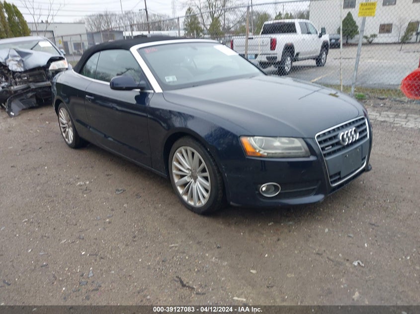 2011 Audi A5 2.0T Premium VIN: WAULFAFH9BN017722 Lot: 39127083
