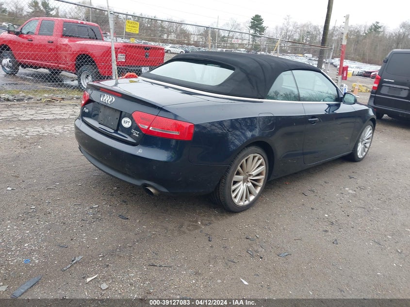 2011 Audi A5 2.0T Premium VIN: WAULFAFH9BN017722 Lot: 39127083