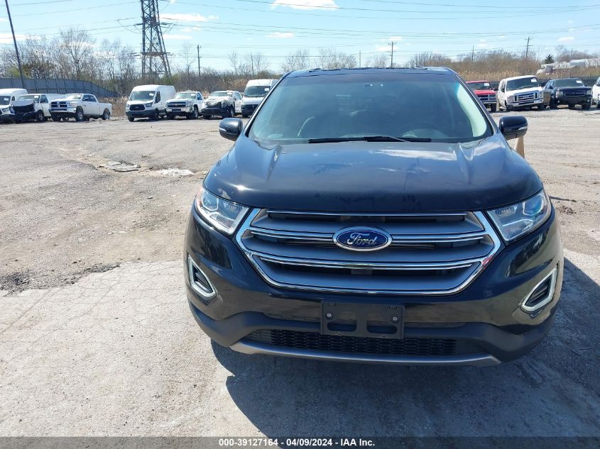 2016 Ford Edge Sel VIN: 2FMPK4J81GBB26022 Lot: 39127164