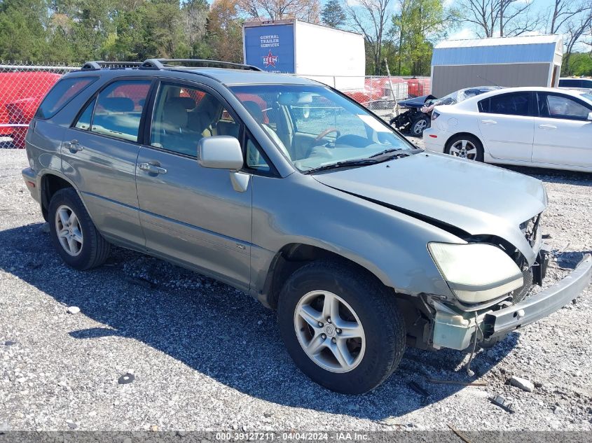 2002 Lexus Rx 300 VIN: JTJGF10U320141389 Lot: 39127211