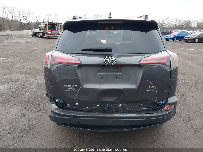 2016 Toyota Rav4 Le VIN: JTMBFREV6GJ086774 Lot: 39127230