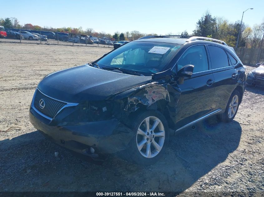 2010 Lexus Rx 350 VIN: 2T2ZK1BAXAC025830 Lot: 39127551