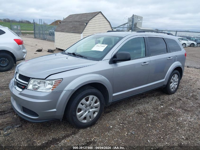 2016 Dodge Journey Se VIN: 3C4PDCAB4GT230643 Lot: 39127555