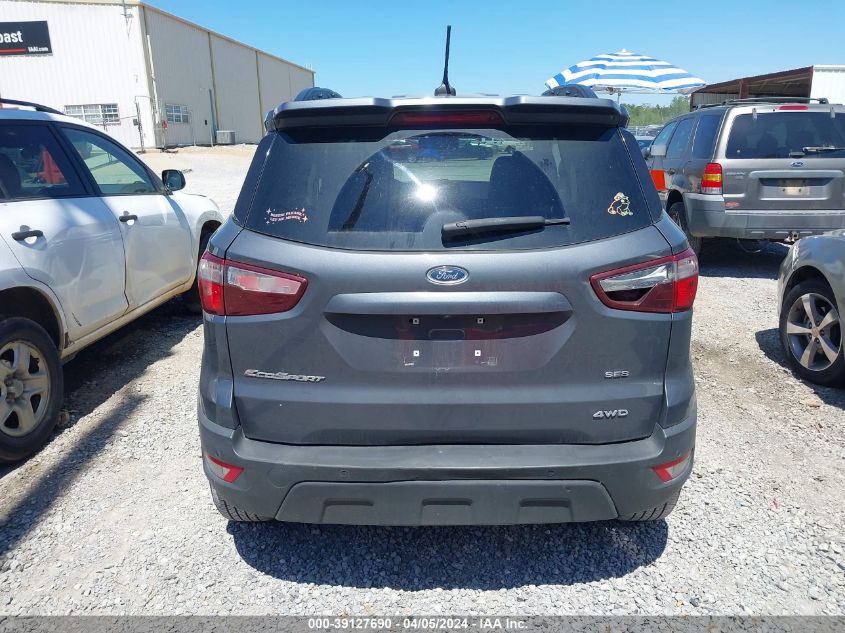 2020 Ford Ecosport Ses VIN: MAJ6S3JL6LC347484 Lot: 39127690