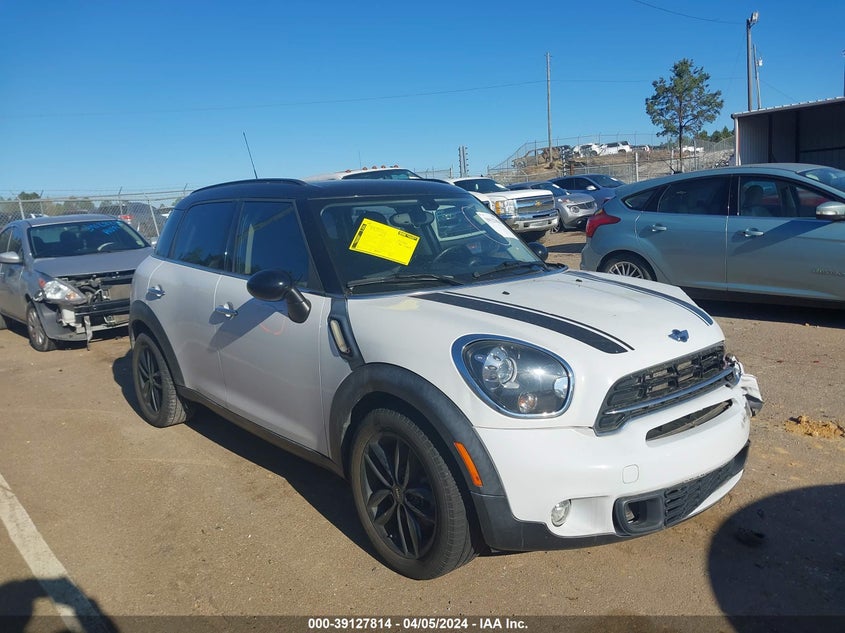 2016 Mini Countryman Cooper S VIN: WMWZC3C57GWT11176 Lot: 39127814