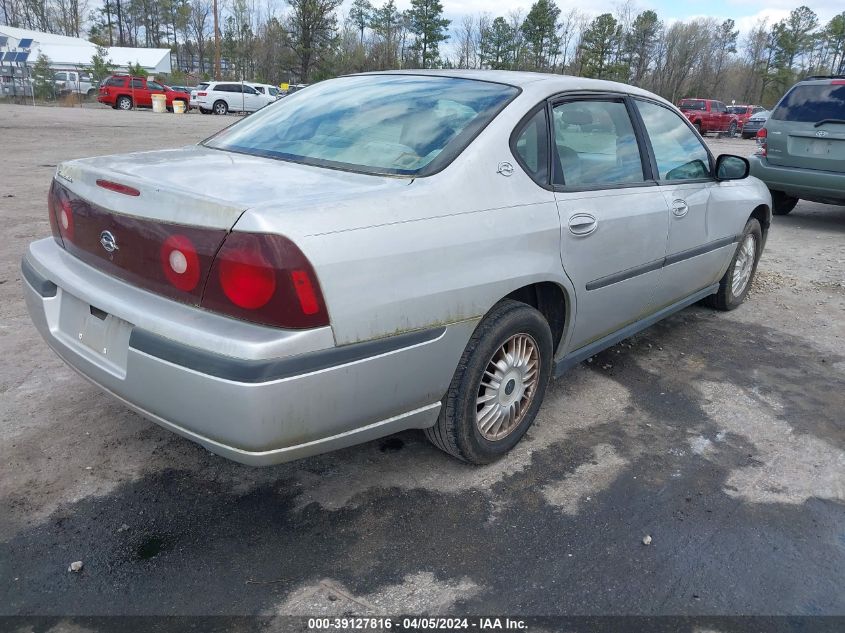 2G1WF55E3Y9246318 | 2000 CHEVROLET IMPALA