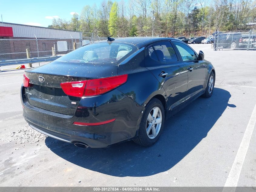 KNAGM4A7XF5652770 | 2015 KIA OPTIMA