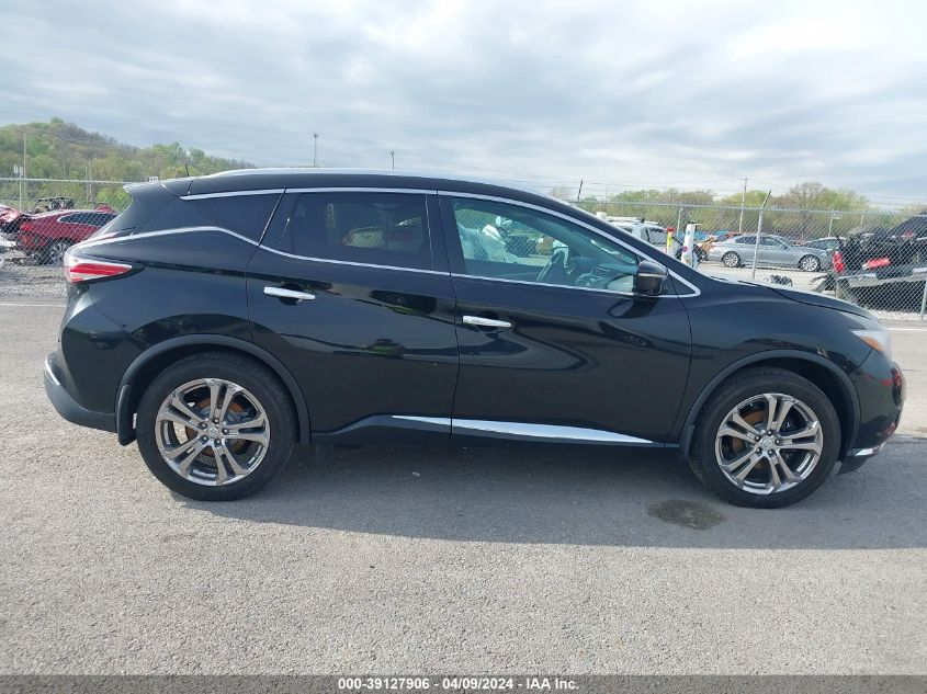 2015 Nissan Murano Platinum VIN: 5N1AZ2MH2FN237358 Lot: 39127906