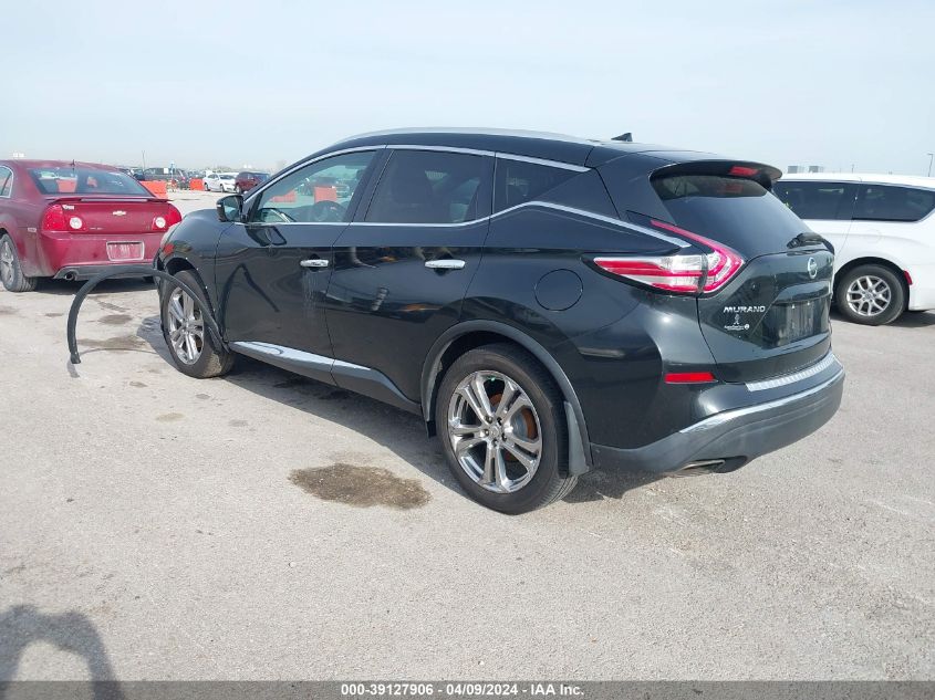 2015 Nissan Murano Platinum VIN: 5N1AZ2MH2FN237358 Lot: 39127906