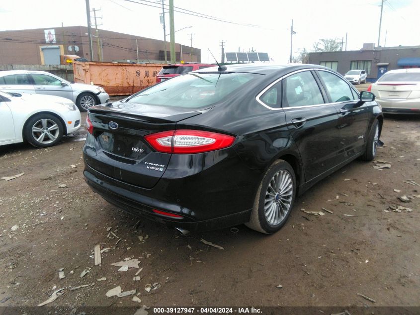 3FA6P0RU5DR322222 | 2013 FORD FUSION HYBRID