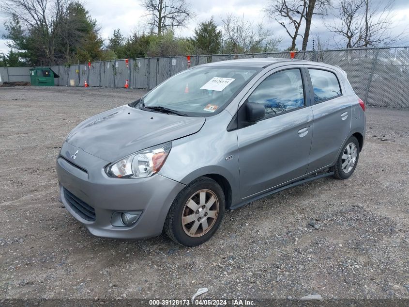 2015 Mitsubishi Mirage Es VIN: ML32A4HJ3FH043562 Lot: 39128173