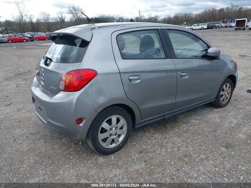 2015 Mitsubishi Mirage Es VIN: ML32A4HJ3FH043562 Lot: 39128173