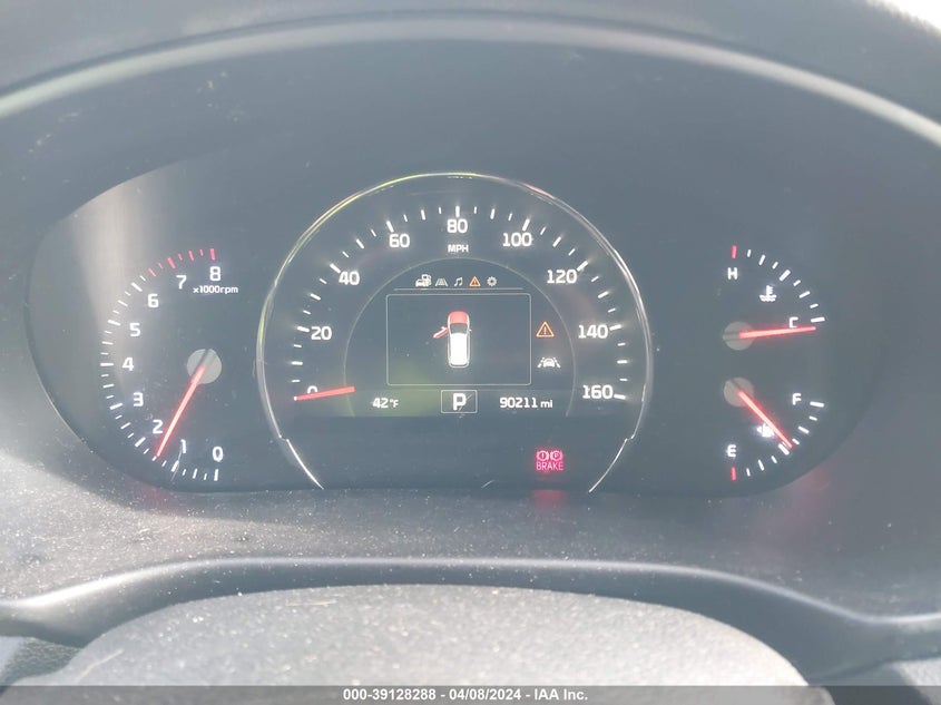VIN 5XYPHDA51HG304100 2017 KIA SORENTO EX