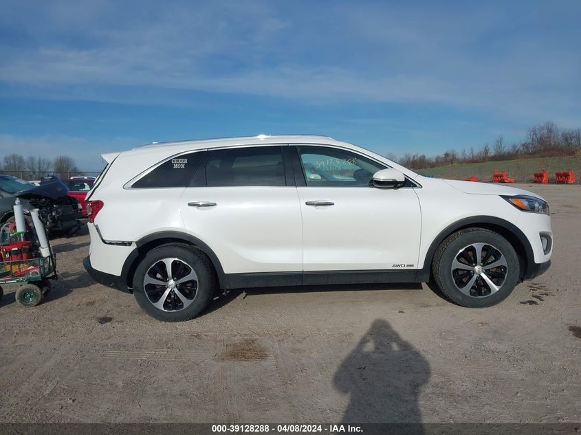 VIN 5XYPHDA51HG304100 2017 KIA SORENTO EX