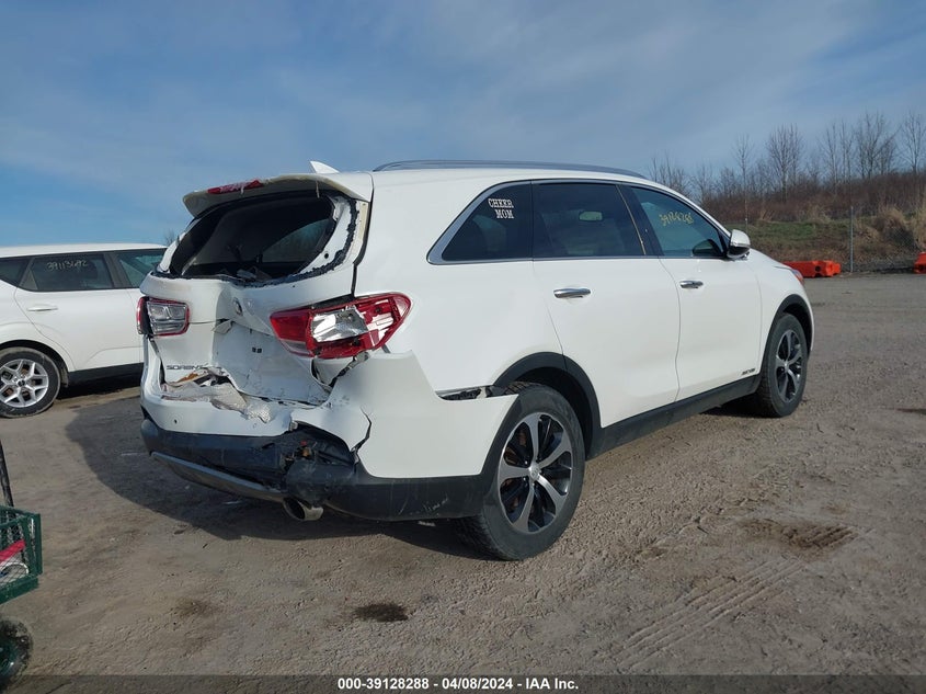VIN 5XYPHDA51HG304100 2017 KIA SORENTO EX