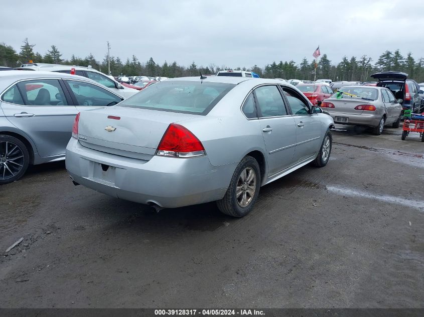 2013 Chevrolet Impala Ls VIN: 2G1WF5E30D1258658 Lot: 39128317