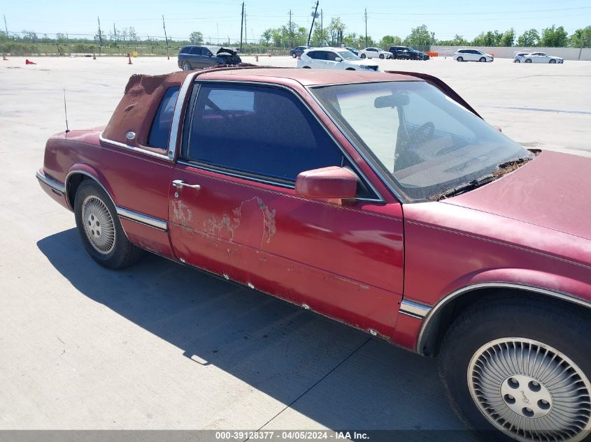 1990 Buick Riviera VIN: 1G4EZ13C8LU407998 Lot: 39128377