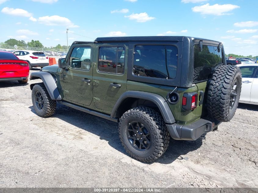 2024 Jeep Wrangler 4-Door Willys 4X4 VIN: 1C4PJXDG8RW236725 Lot: 39128397