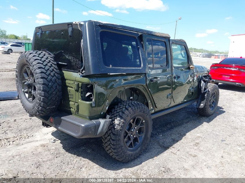 2024 Jeep Wrangler 4-Door Willys 4X4 VIN: 1C4PJXDG8RW236725 Lot: 39128397