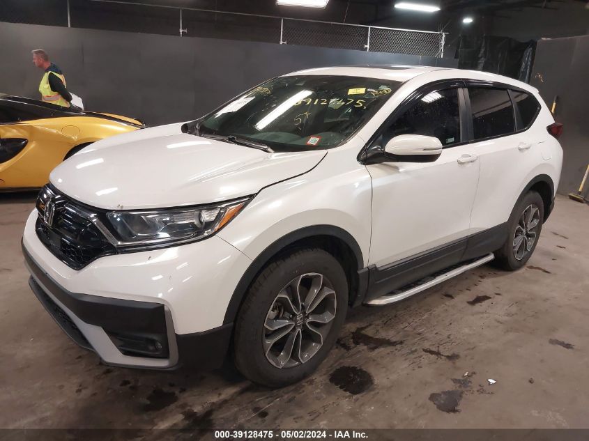 2021 Honda Cr-V Awd Ex-L VIN: 5J6RW2H83MA013203 Lot: 39128475