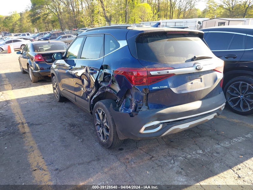 2021 Kia Seltos Ex VIN: KNDERCAA9M7195856 Lot: 39128540