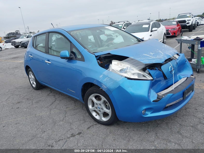 2013 Nissan Leaf Sv VIN: 1N4AZ0CP2DC409498 Lot: 39129106