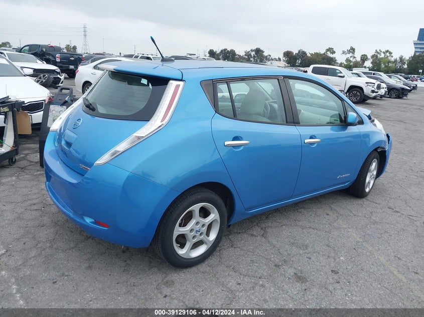 2013 Nissan Leaf Sv VIN: 1N4AZ0CP2DC409498 Lot: 39129106