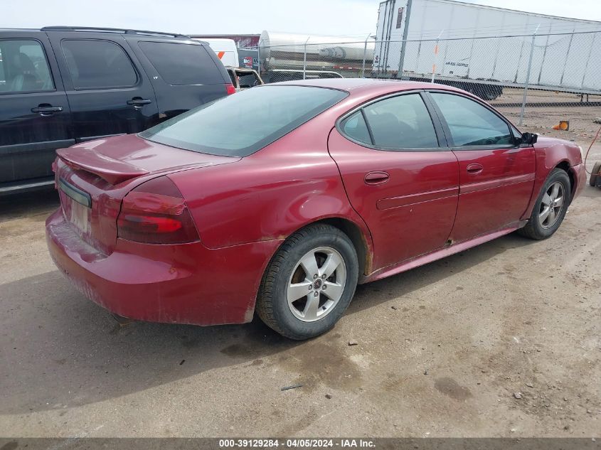 2006 Pontiac Grand Prix VIN: 2G2WP552961108468 Lot: 39129284