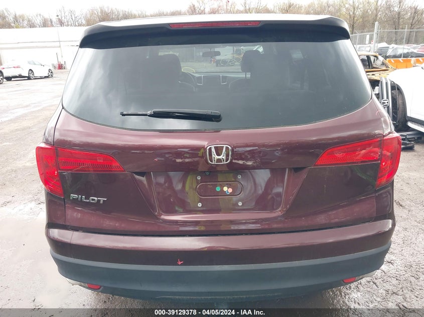 2017 HONDA PILOT LX - 5FNYF5H1XHB016991