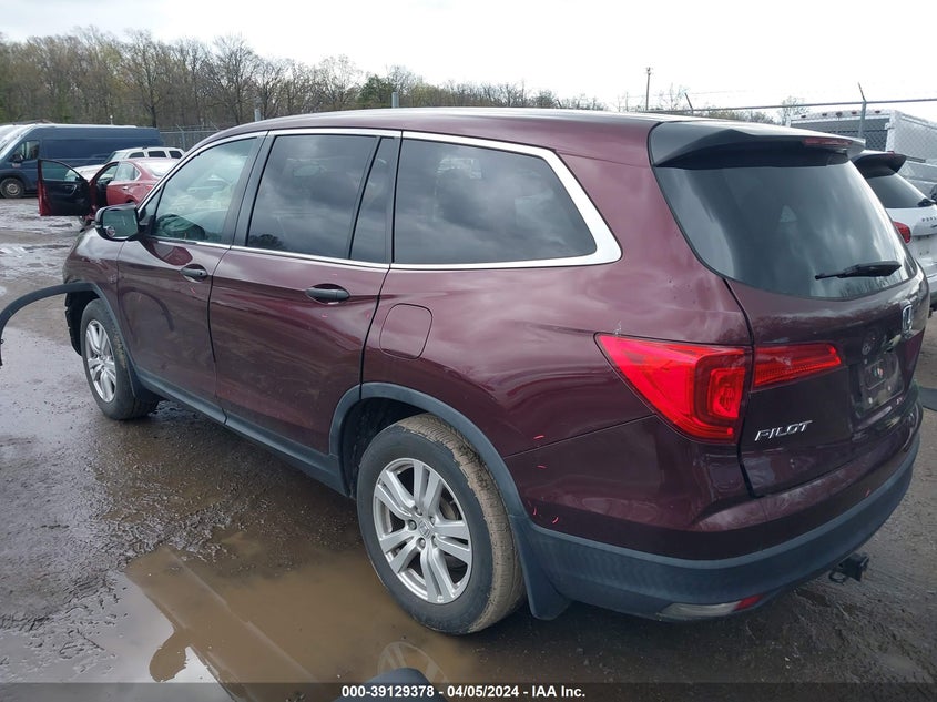 2017 HONDA PILOT LX - 5FNYF5H1XHB016991