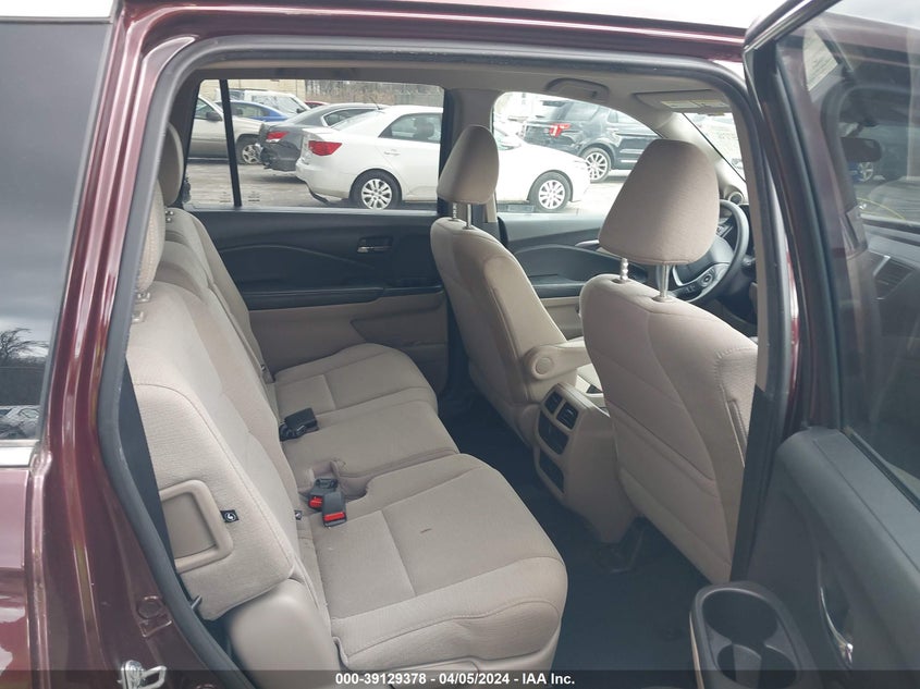 2017 HONDA PILOT LX - 5FNYF5H1XHB016991