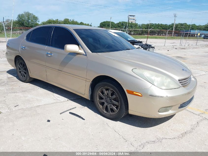 JTHBA30G245025851 | 2004 LEXUS ES 330