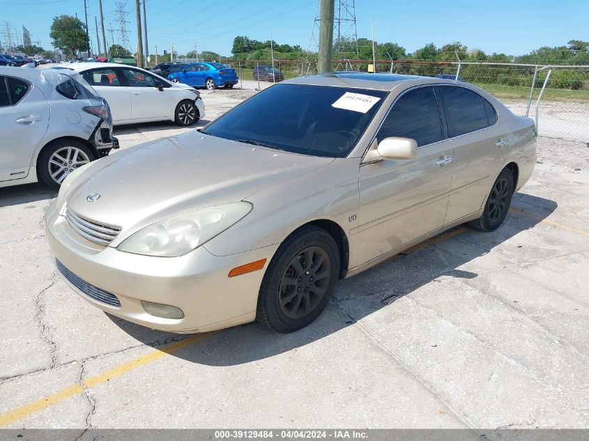 JTHBA30G245025851 | 2004 LEXUS ES 330